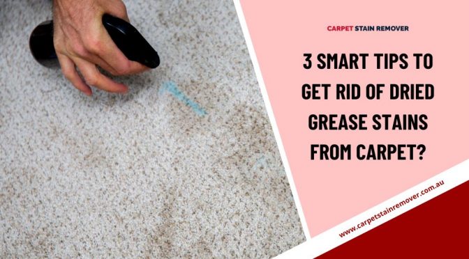 Dried Grease Stains Removal