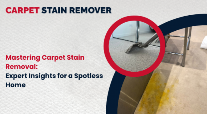 Mastering Carpet Stain Removal: Expert Insights for a Spotless Home