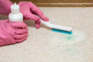 Apply a White Vinegar and Dishwashing Solution