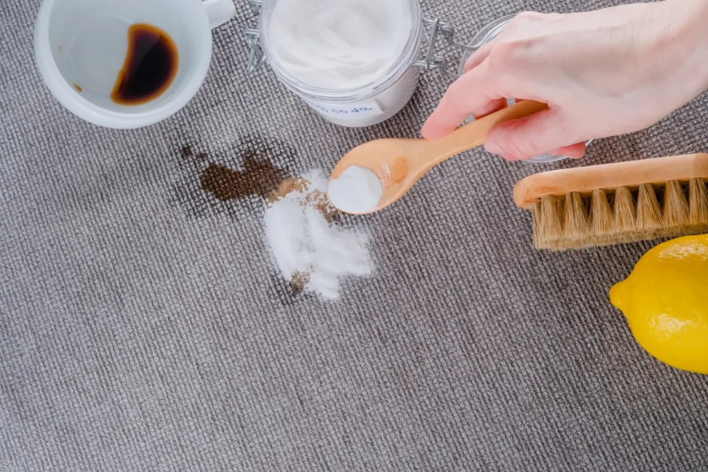 Lemon Juice and Salt for Organic Stains